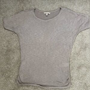 Banana Republic Taupe Knit Short Sleeve Top